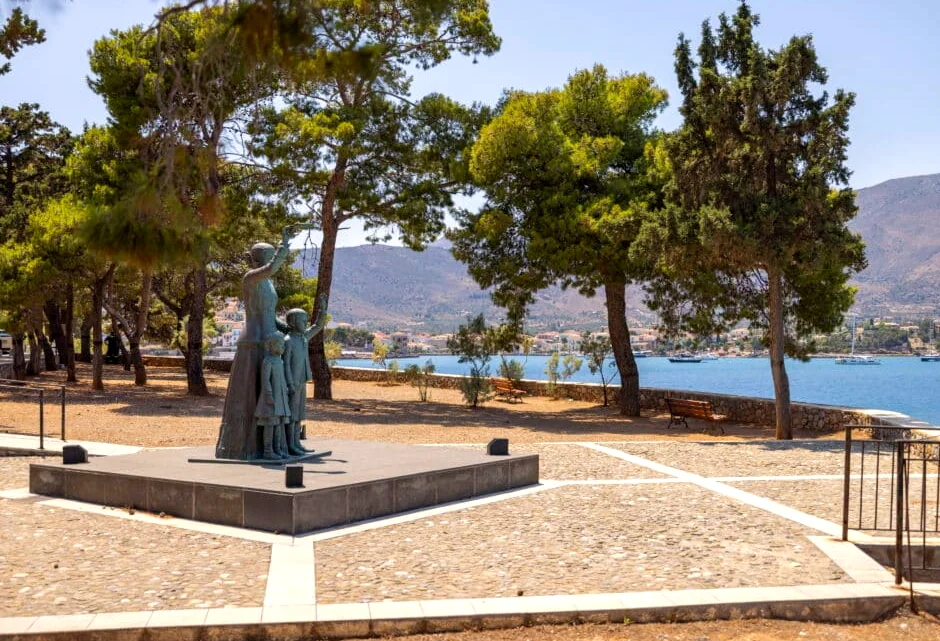 Memorial to the Wife of the Seafarer at Kentri in Galaxidi