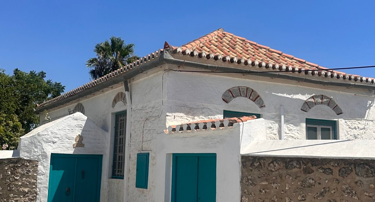 The houses in Spetses have a unique architectural style