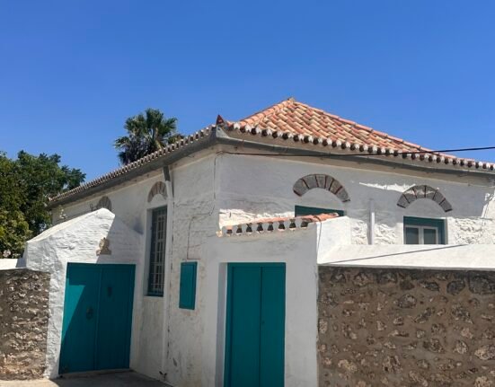 The houses in Spetses have a unique architectural style