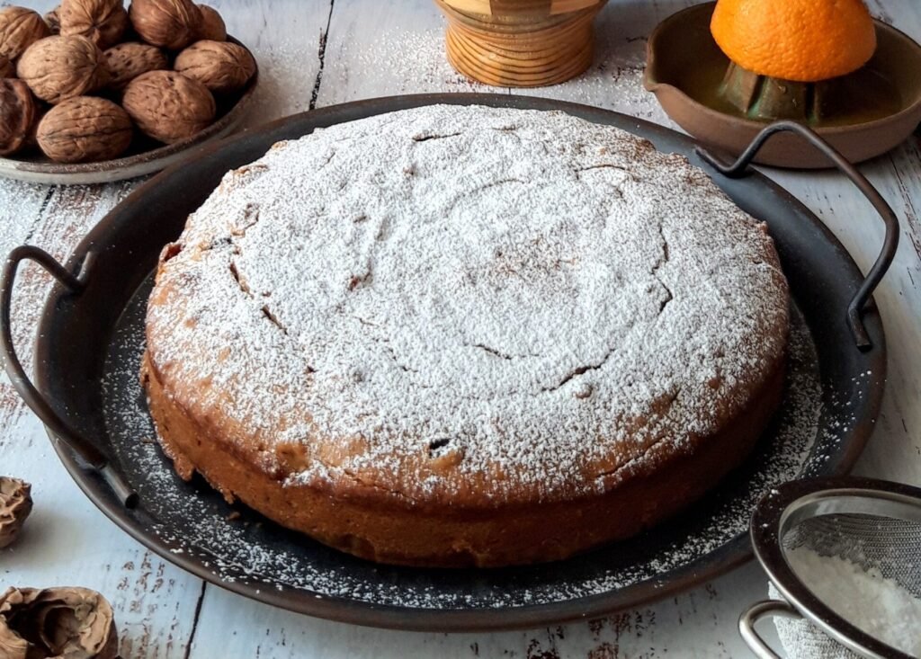 Fanouropita cake, a greek tradition 