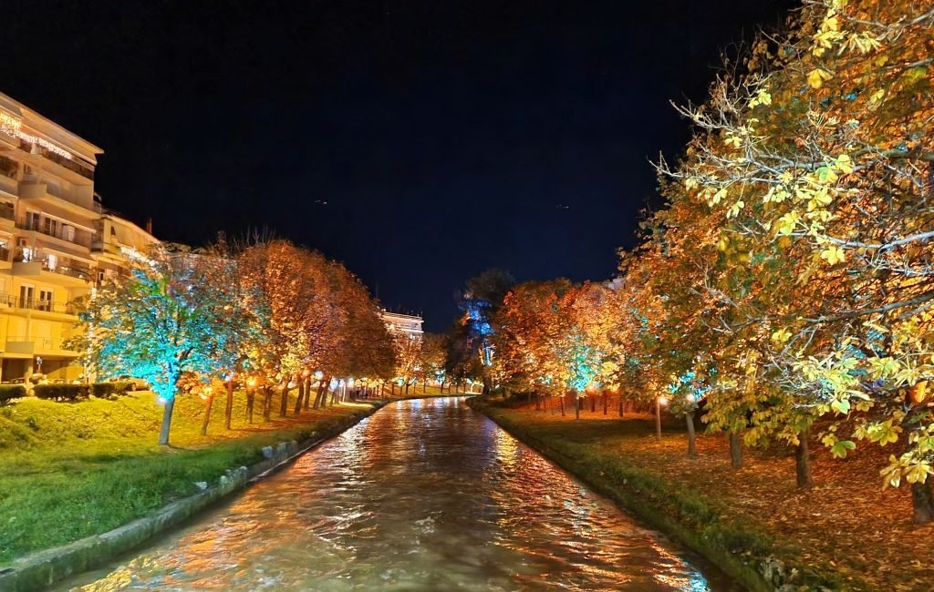 the Litheos River at Christmas