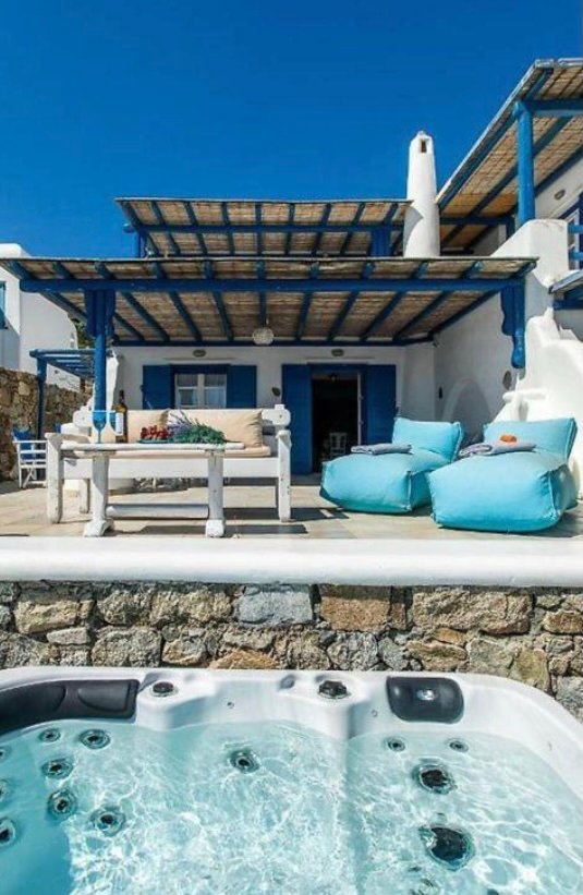 Luxury Villa in Agios Lazaros, Psarou, Mykonos, Delta Prime Properties, Xpat.GR