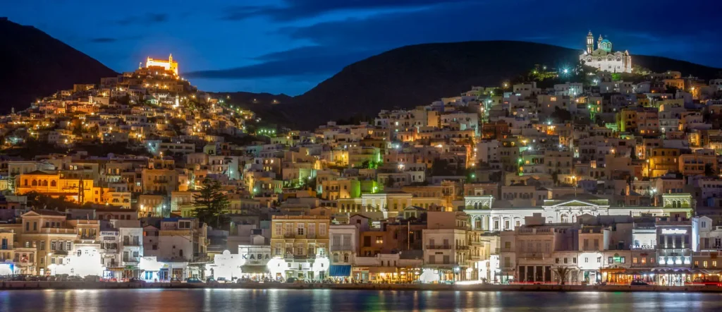 Syros Island. Panoramic View