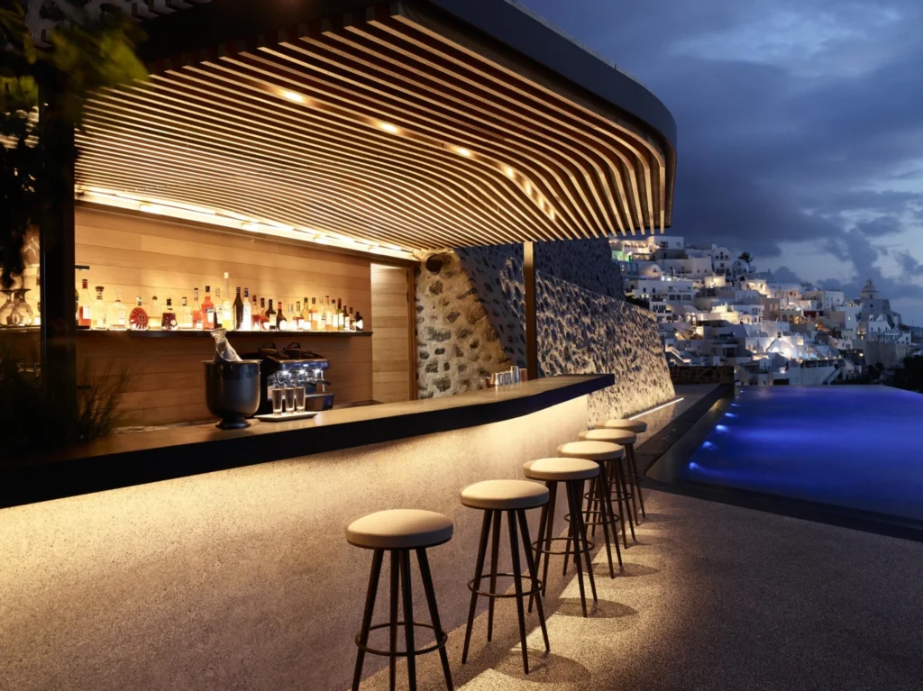 Fira, Santorini: Villa Bordeaux