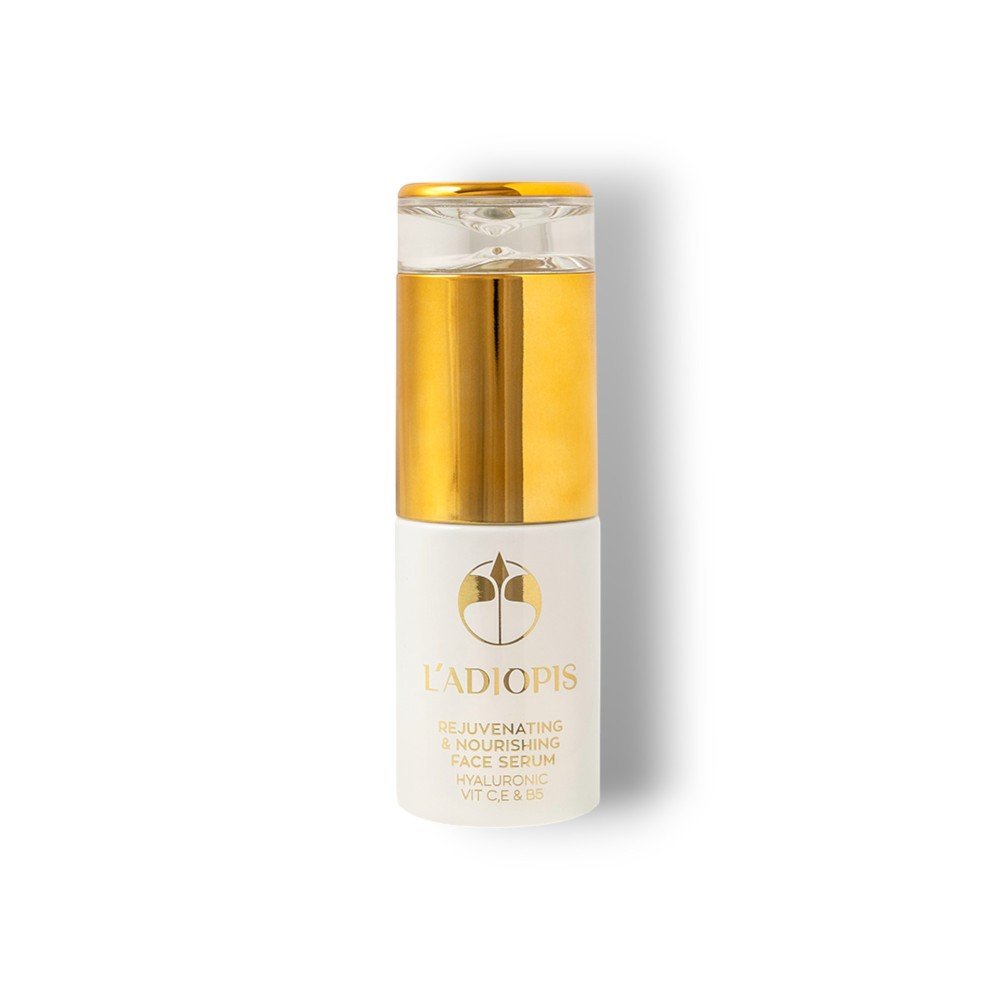 L’ADIOPIS, REJUVENATING & NOURISHING FACE SERUM HYALURONIC VIT C,E & B5 30ml