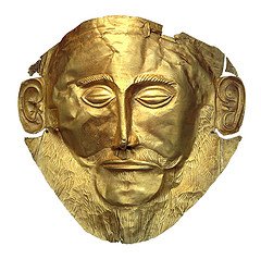 Mask of “Agamemnon”, Mycenae (16th century BCE)