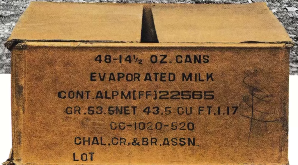 Vintage cardboard box, 1945: The End of the War, Exhibition, Hellenic Parliament Foundation, Former Public Tobacco Factory, Exhibitions, Greece 2026