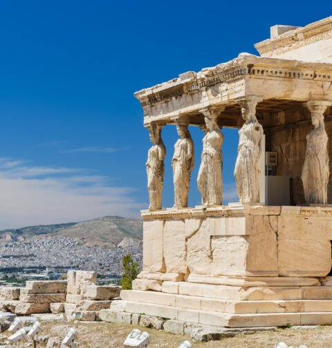 Caryatids at Porch of the Erechtheion, Acropolis