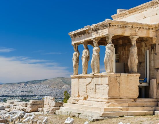 Caryatids at Porch of the Erechtheion, Acropolis
