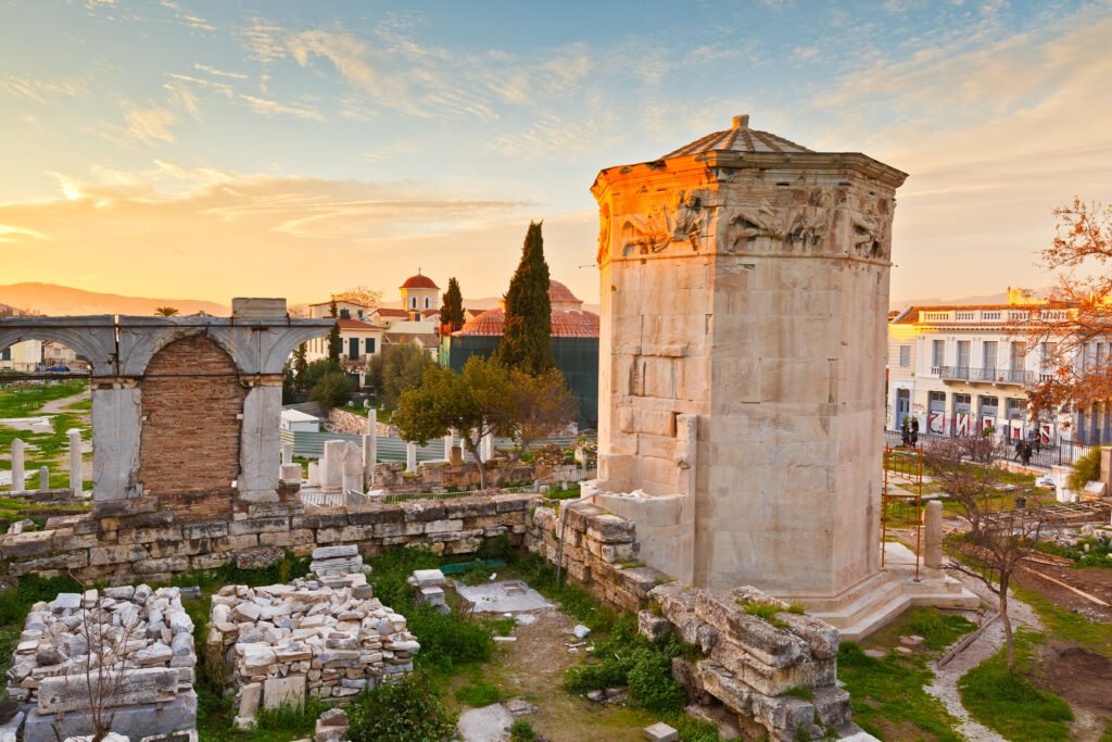 The Roman Agora of Athens and the Tower of the Winds (1st century BCE)
