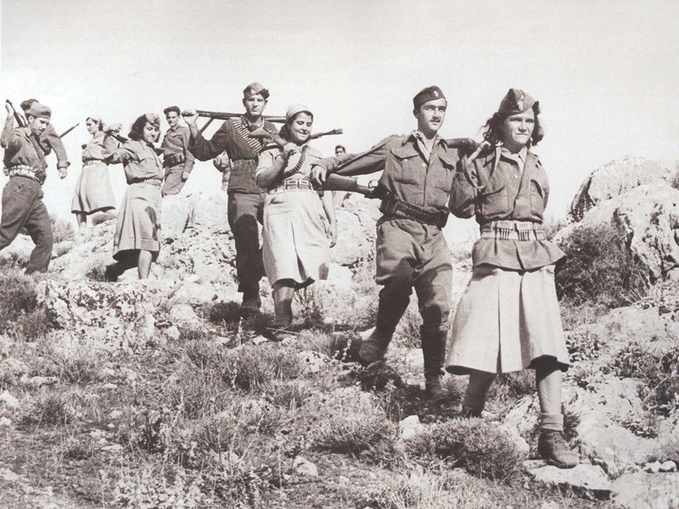 ELAS fighters in mountainous Greece during the occupation (1941–1944)