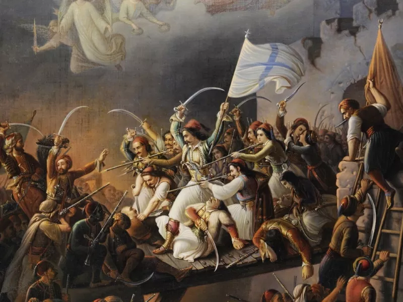 The Exodus of Missolonghi. Greek Independence War