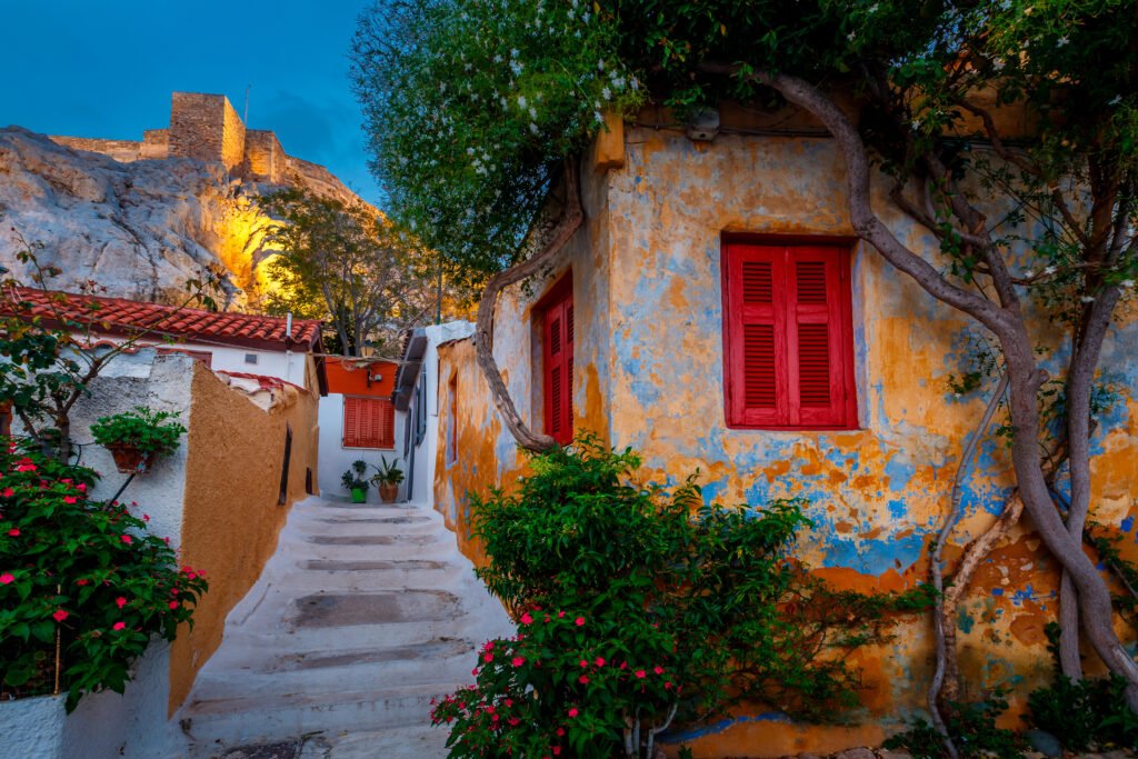 Anafiotika under the Acropolis, Athens