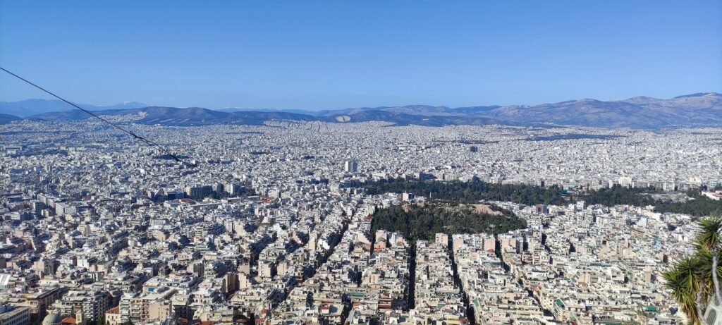 Athens View from Mount Hymettus,