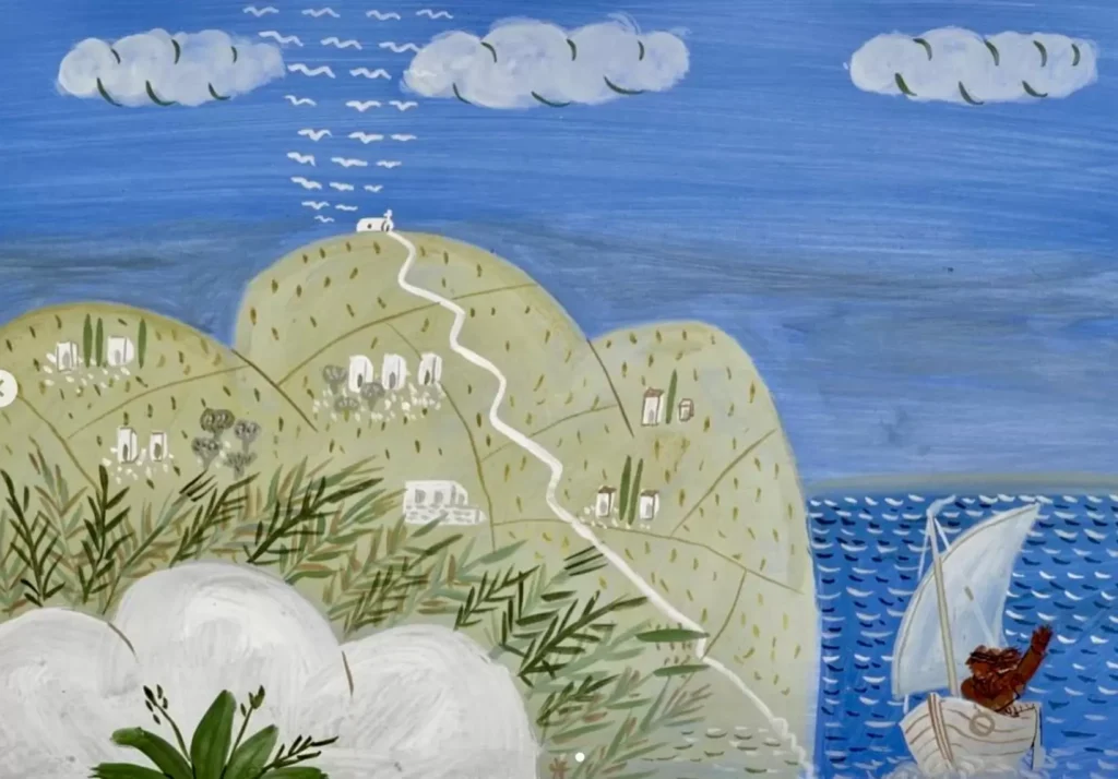Alekos Fassianos, The Little Boat,