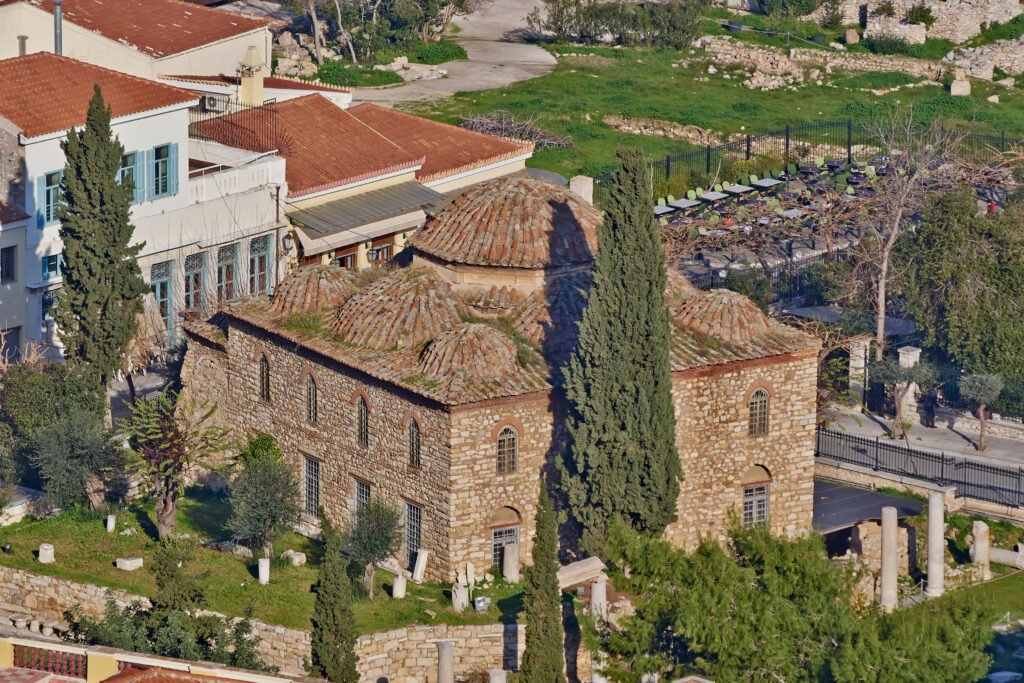 The Fethiye Mosque in the Roman Agora of Athens, a 17th-century Ottoman monument now used as an exhibition space.