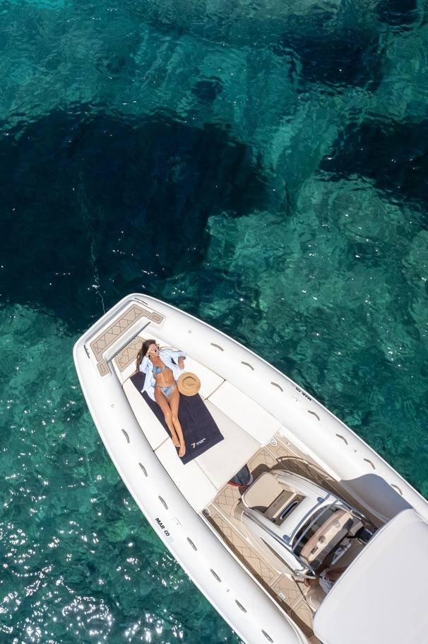 Turquoise Fantasy Route motor boat cruise exploring Kefalonia's crystal-clear coastline