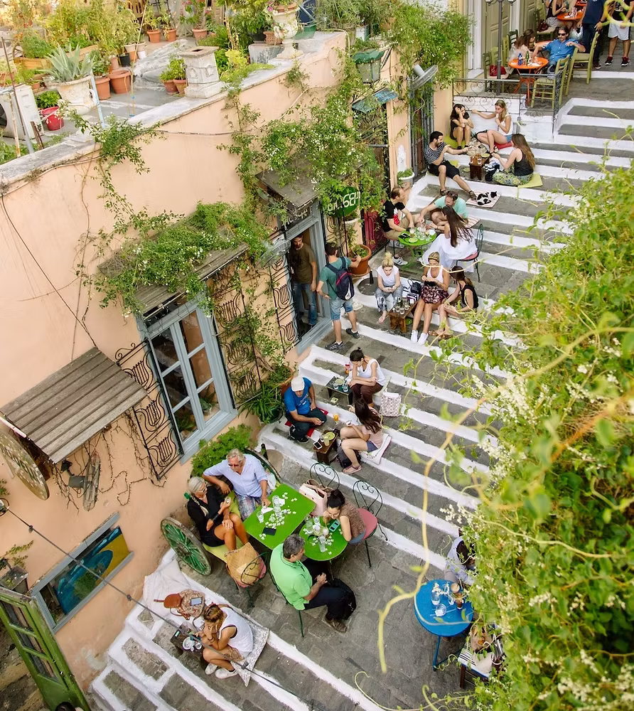 Yiasemi café, Plaka
