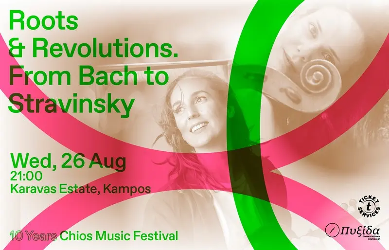 Roots and Revolutions classical concert in Chios on 26 August 2026