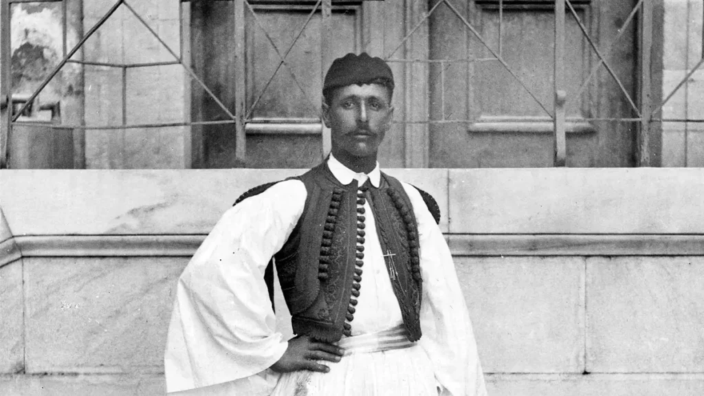 Spyridon Louis, winner of the first Olympic marathon in Athens in 1896