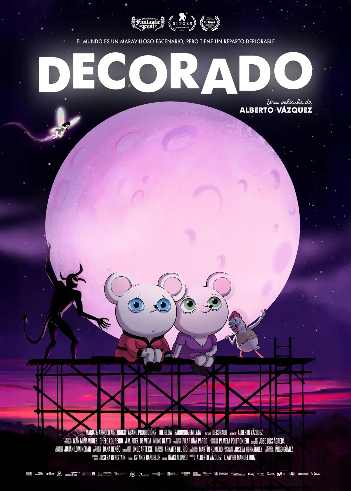 Poster for Alberto Vázquez’s animated film Decorado