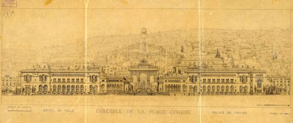 Ernest Hébrard’s 1920 design for Thessaloniki’s proposed civic centre