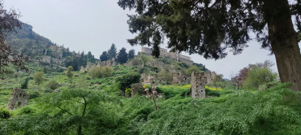 Palace of the Despots overlooking the Upper Town of Mystras