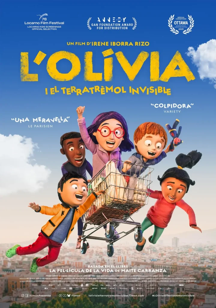 Poster for Irene Iborra’s stop-motion film Olivia and the Invisible Earthquake