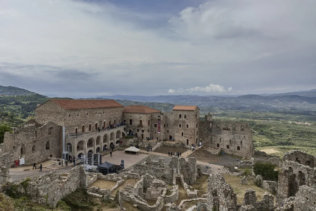 Restored Palace of the Despots in the Upper Town of Mystras