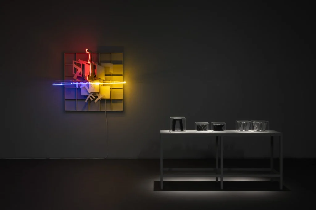 Installation view from South by Southeast at EMST Athens